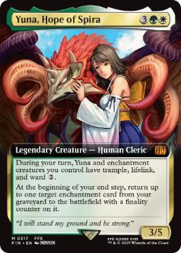 MTG FF スピラの希望、ユウナ 日本語 2枚(内1枚foil) MTG FF