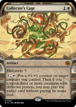 Foil】(001)《収集家の檻/Collector's Cage》[BIG] 白R | 日本最大級