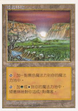 MTG 低木林地 foil 初版 日本語 MTG 低木林地 foil 初版 日本語 mtg