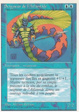 MTG アトランティスの王 7版 foil 日本語版 4枚セット MTG