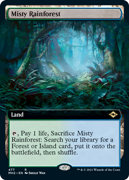Foil】《霧深い雨林/Misty Rainforest》[EXP] 土地R | 日本最大級 MTG