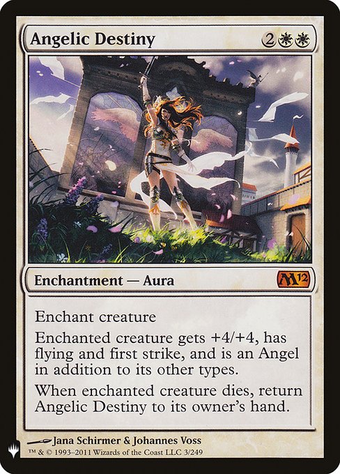 Foil】《天使の運命/Angelic Destiny》[M12] 白R | 日本最大級 MTG通販