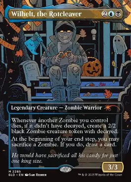 Foil】(862)□旧枠□《腐敗の大鉈、ウィルヘルト/Wilhelt, the