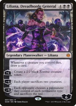 Foil】□絵違い□《戦慄衆の将軍、リリアナ/Liliana, Dreadhorde