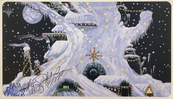 ミシュラの工廠 冬 winter プレイマット MTG ミシュラの工廠 冬 winter