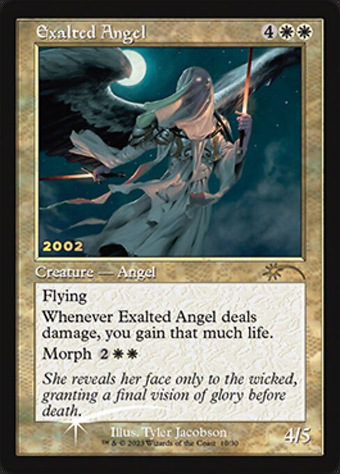 Foil 賛美されし天使/Exalted Angel》[ONS] 白R Foil】《賛美されし