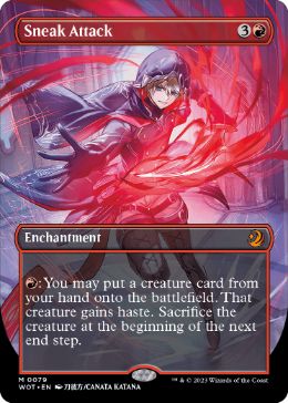 コンフェッティ・Foil】(099)□ボーダーレス□《騙し討ち/Sneak Attack