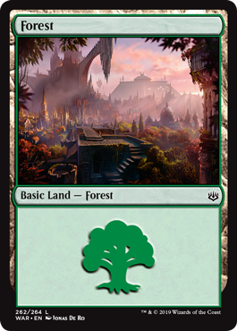 Foil】(262)《森/Forest》[WAR] 土地 | 日本最大級 MTG通販サイト
