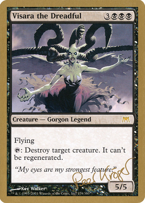 MTG 戦慄をなす者ヴィザラ FOIL ONS Foil】《戦慄をなす者ヴィザラ