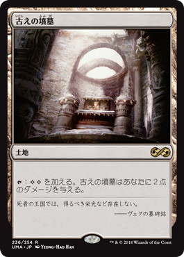 MTG 古えの墳墓 日本語 ボーダーレス 古えの墳墓 ボーダーレスfoil 1枚