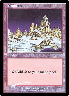 Foil】《山/Mountain》(ICE版アリーナFoilランド)[ARENA] 土地 | 日本