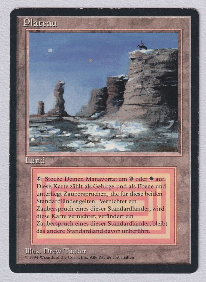 Plateau EN デュアルランド MTG Plateau · Revised Edition (3ED) #284