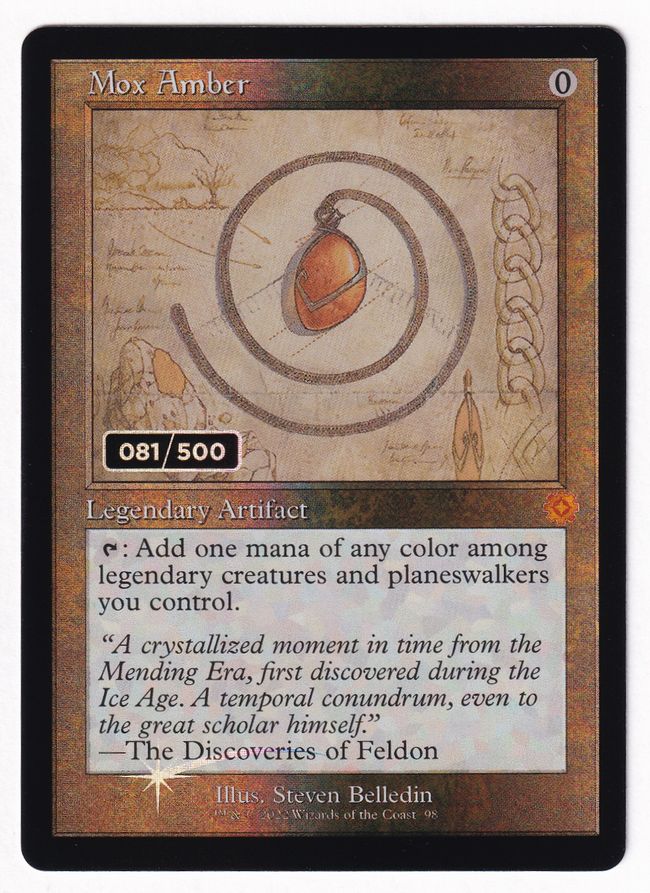 MTG モックス・アンバー 日本語版 FOIL