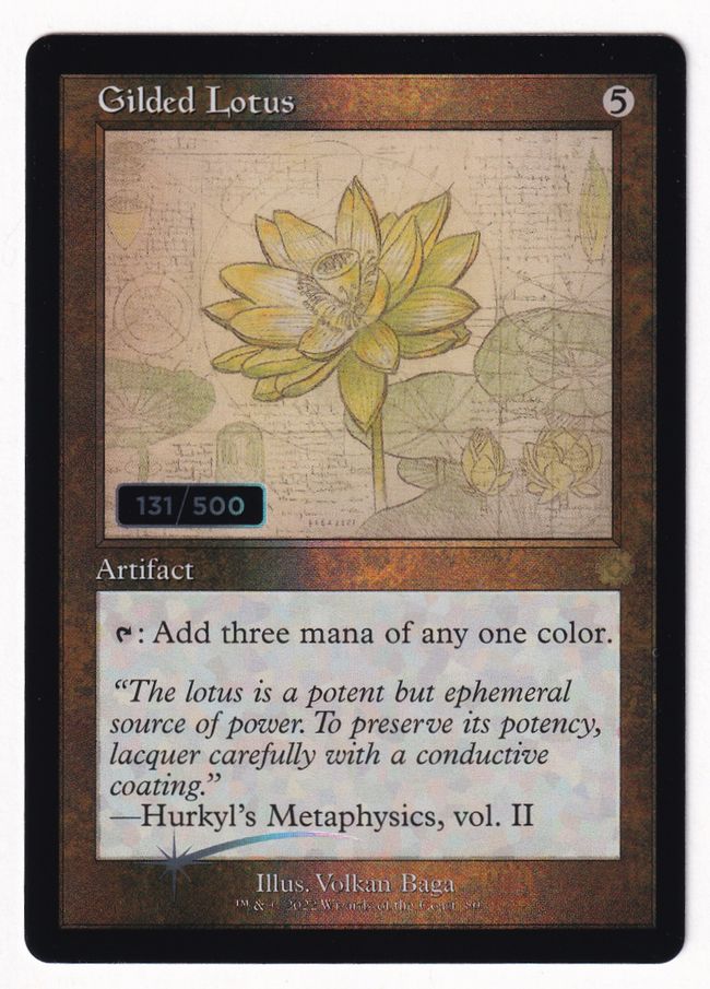 MTG 金粉の水蓮 Secret Lair 日本語版 Foil 未開封 MTG Secret Lair