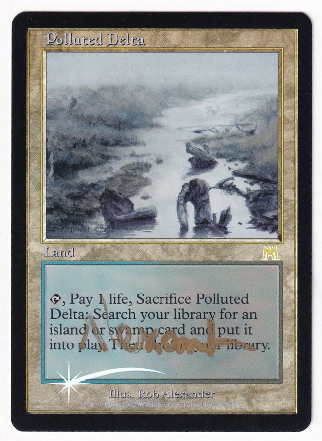 汚染された三角州/Polluted Delta ONS英語4枚セット サインド Foil