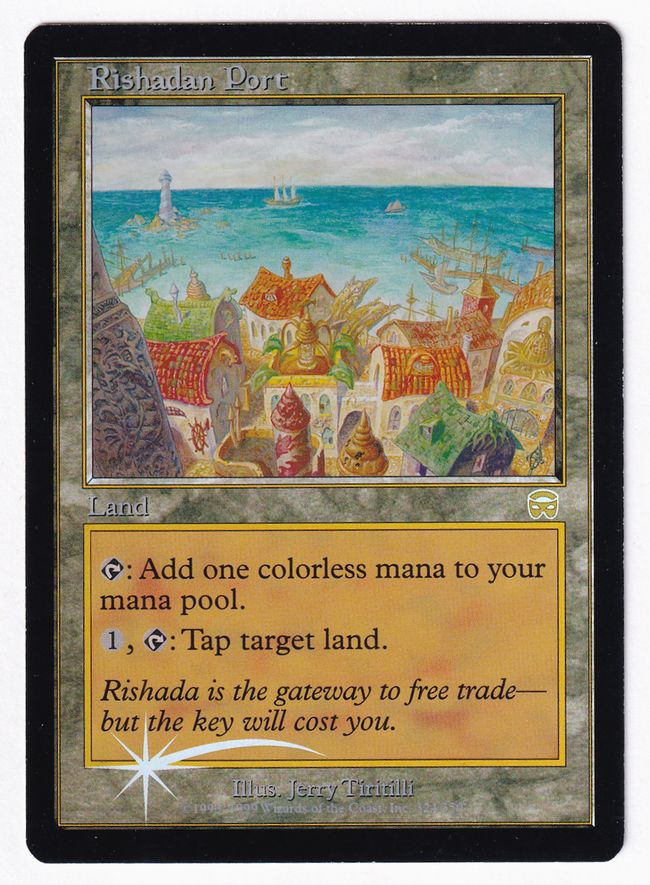 Foil】《リシャーダの港/Rishadan Port》[MMQ] 土地R | 日本最大級 MTG