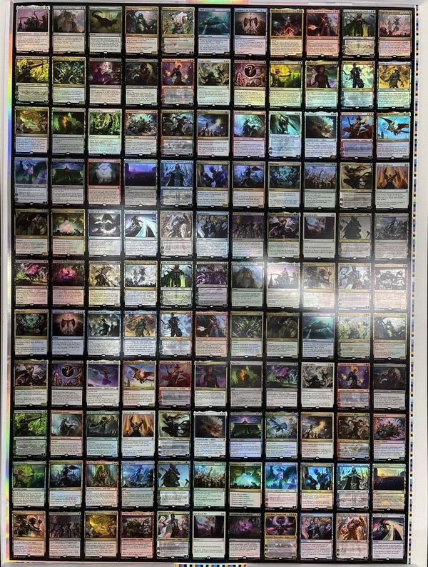 Foil】(傷有)『灯争大戦』アンカットシート③ | 日本最大級 MTG通販