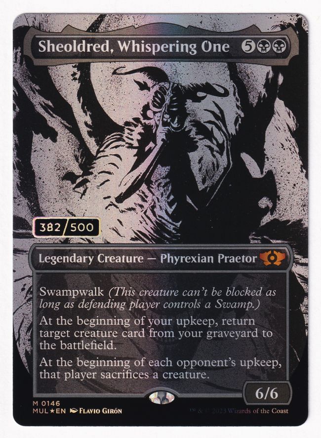 ダブルレインボウ・Foil】(146)《囁く者、シェオルドレッド/Sheoldred