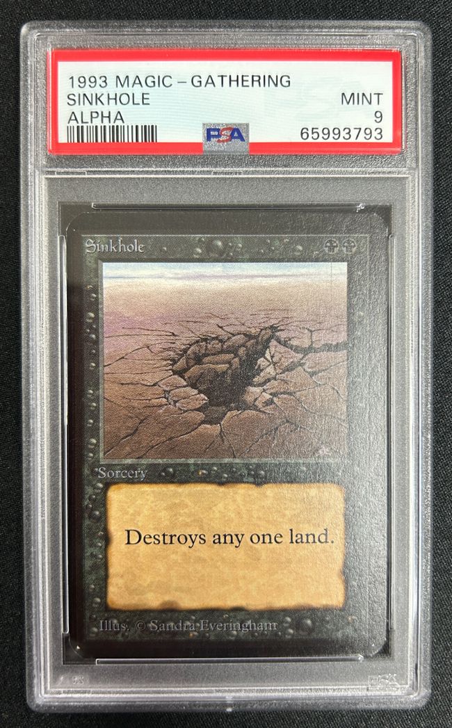 陥没孔/Sinkhole LEA 陥没孔/Sinkhole》[LEA] 黒C | 日本最大級 MTG