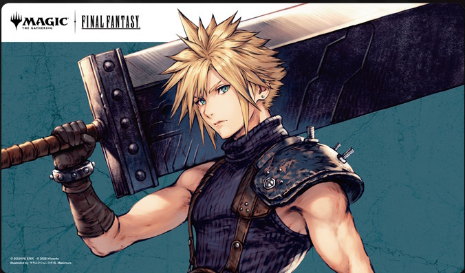 mtg ff プレイマット クラウド FF7 Playmat Cloud Strife FF7 - MTG
