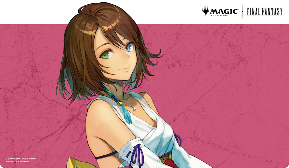 MTG FFコラボ ウルトラプロ プレイマット ユウナ MTG×FF スピラの希望