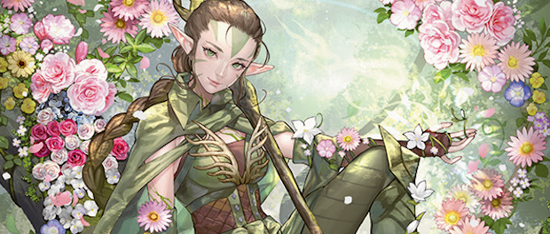 復活した精霊信者、ニッサ foil プロモ MTG MAT)復活した精霊信者