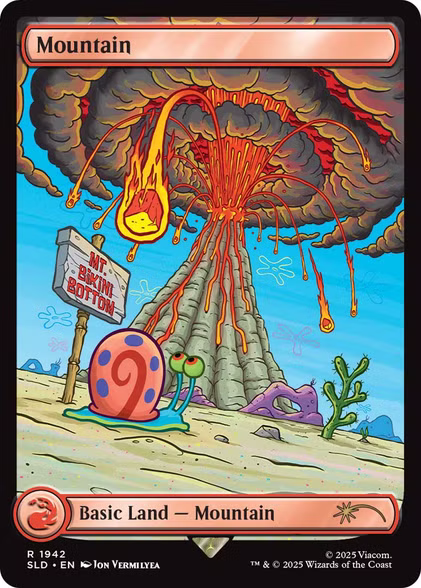 目くらまし 4枚 sld mtg スポンジボブ スポンジボブとのコラボSecret