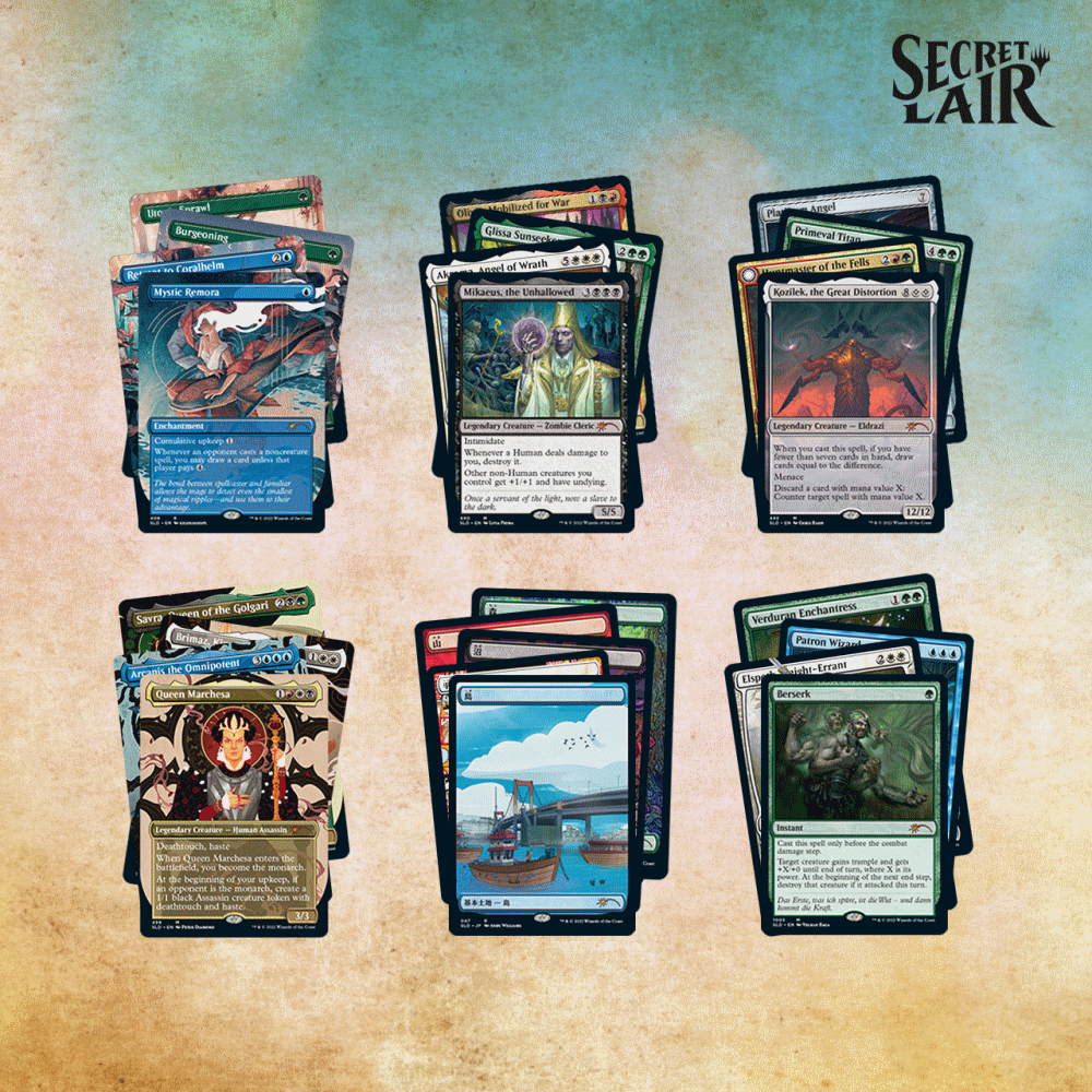 MTG Secret Lair 平地（戦場の鍛冶場） 4枚 MTG Secret Lair 平地