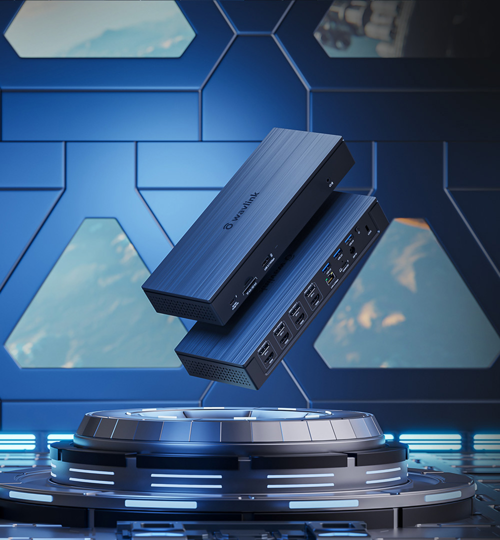 17-in-1 Simultaneous 4-Display 4K@60Hz Universal Docking Station