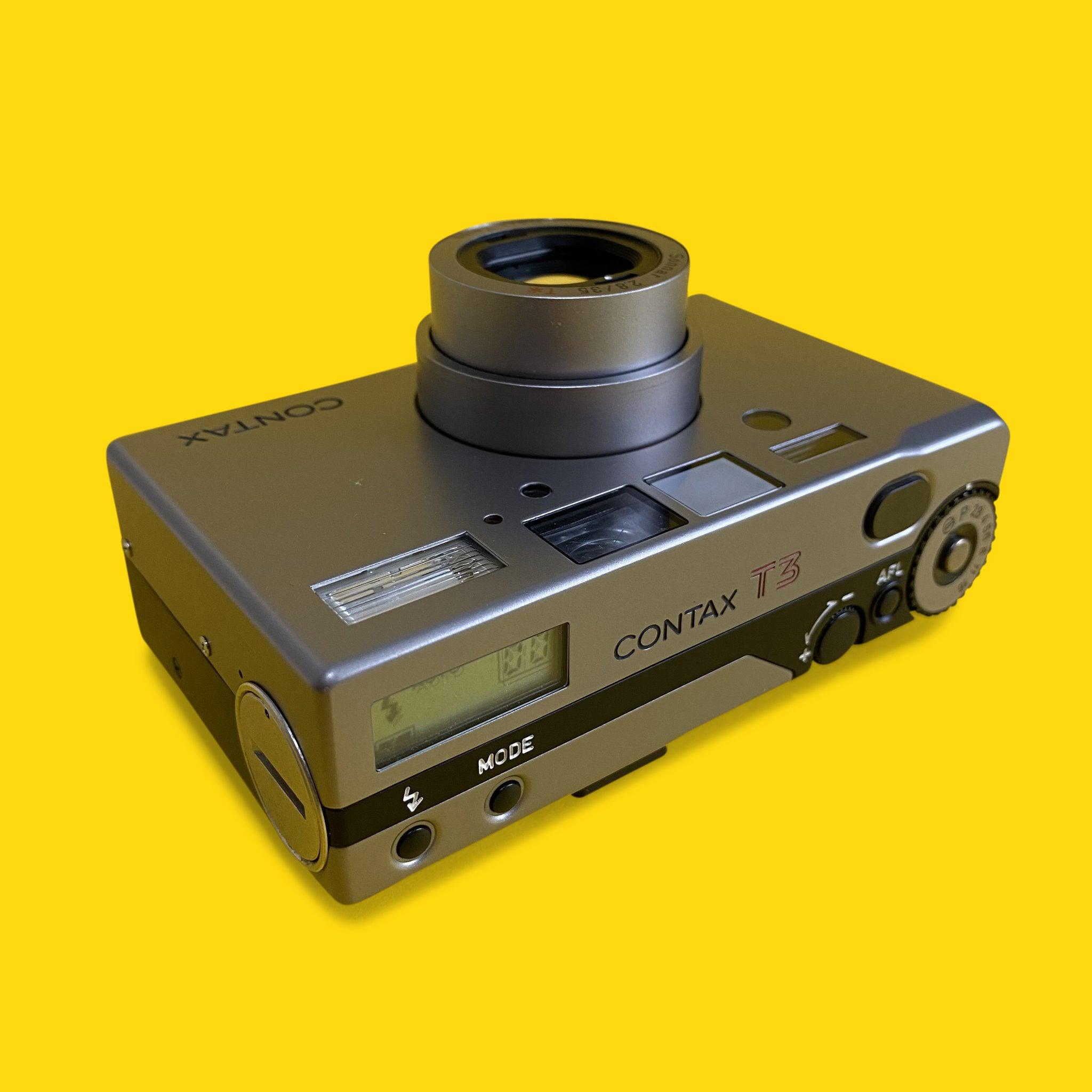 contax T3 シルバー Contax T3 35mm Compact Film Camera Silver