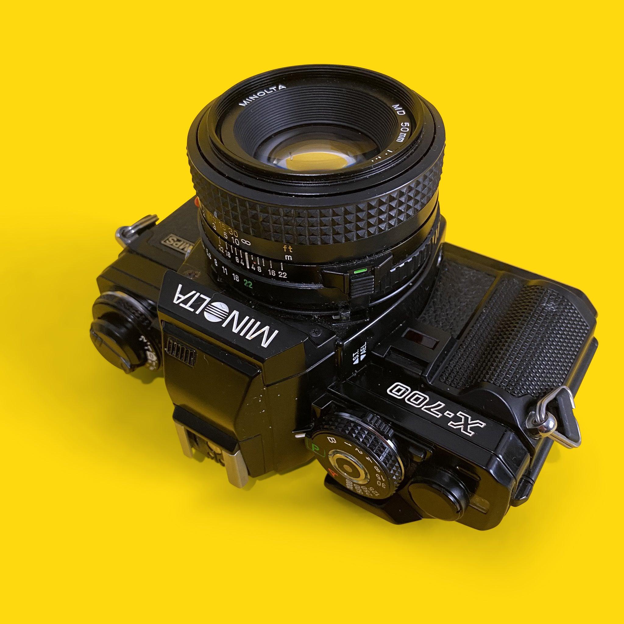 MINOLTA X-700 一眼レフカメラ ジャンク レンズ モータードライブ