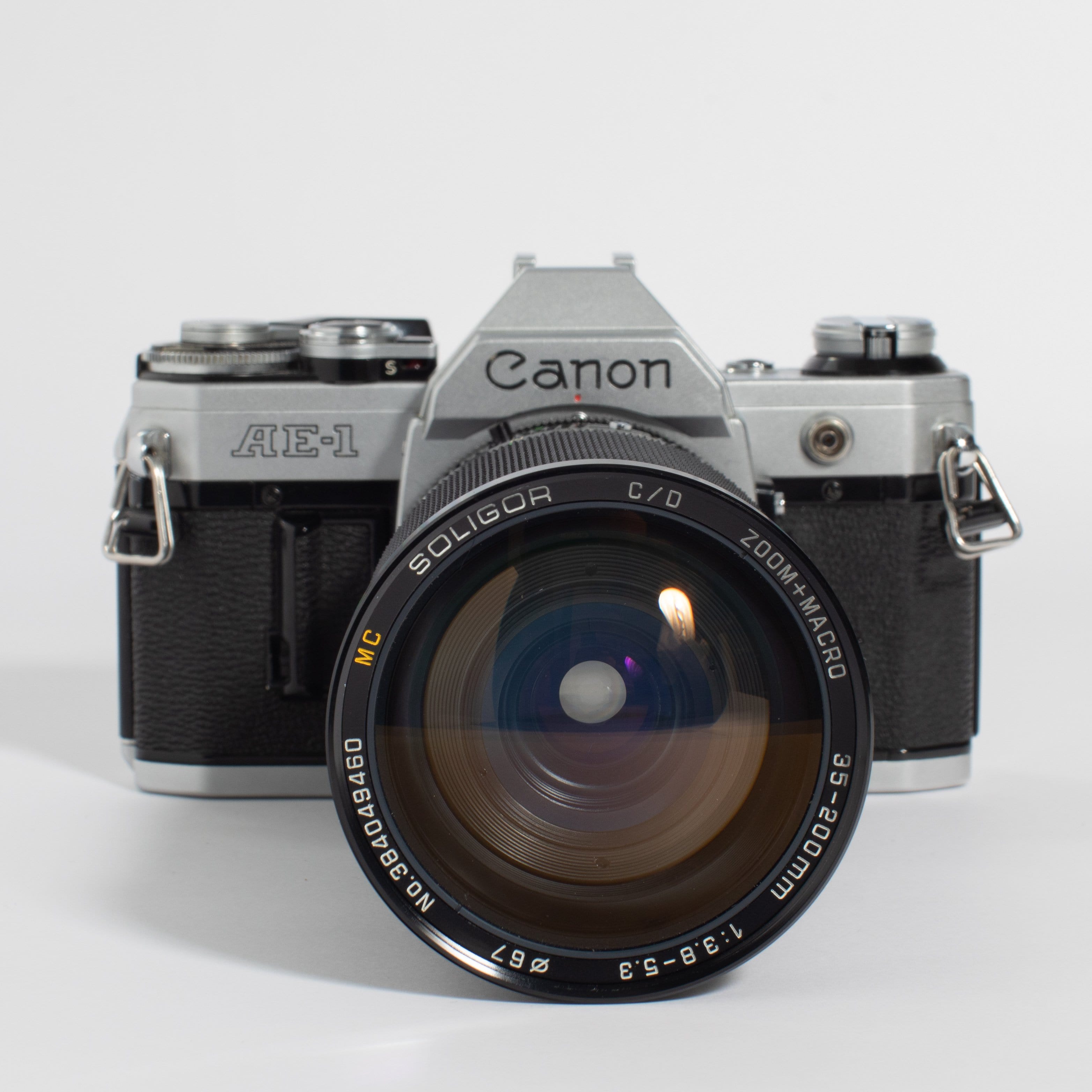 Canon AE-1 50mm FD f/1.8 & 35-200mm f/3.8-5.3 Lens – Film Supply Club