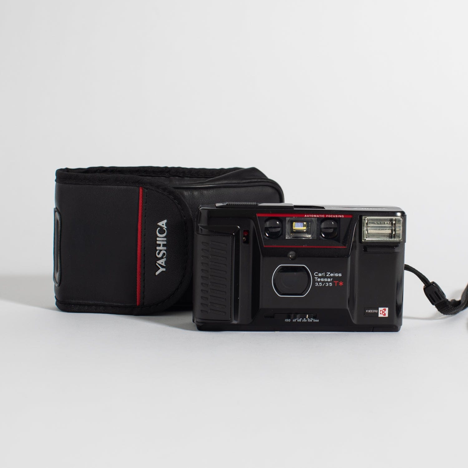Yashica T AF-D with original pouch, strap – Film Supply Club