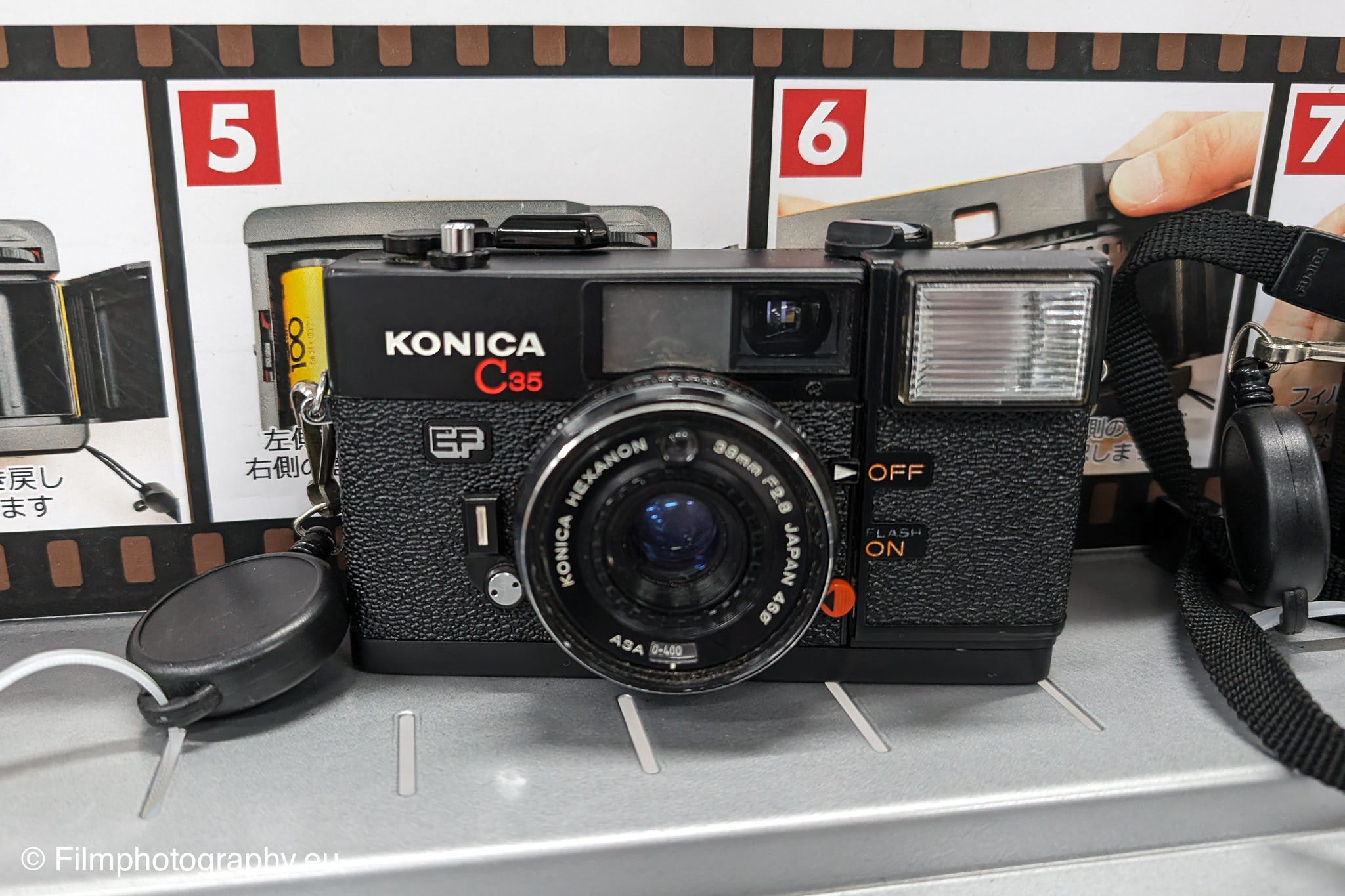 動作確認済】 KONICA C35 EF F1215-14ID p Konica C35 EF Black Point