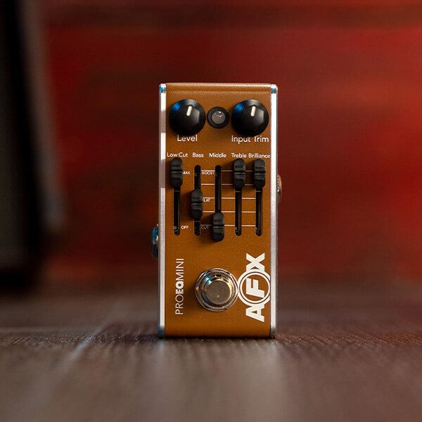 AFX Pro EQ Mini Acoustic GUITAR Preamp & EQ Pedal