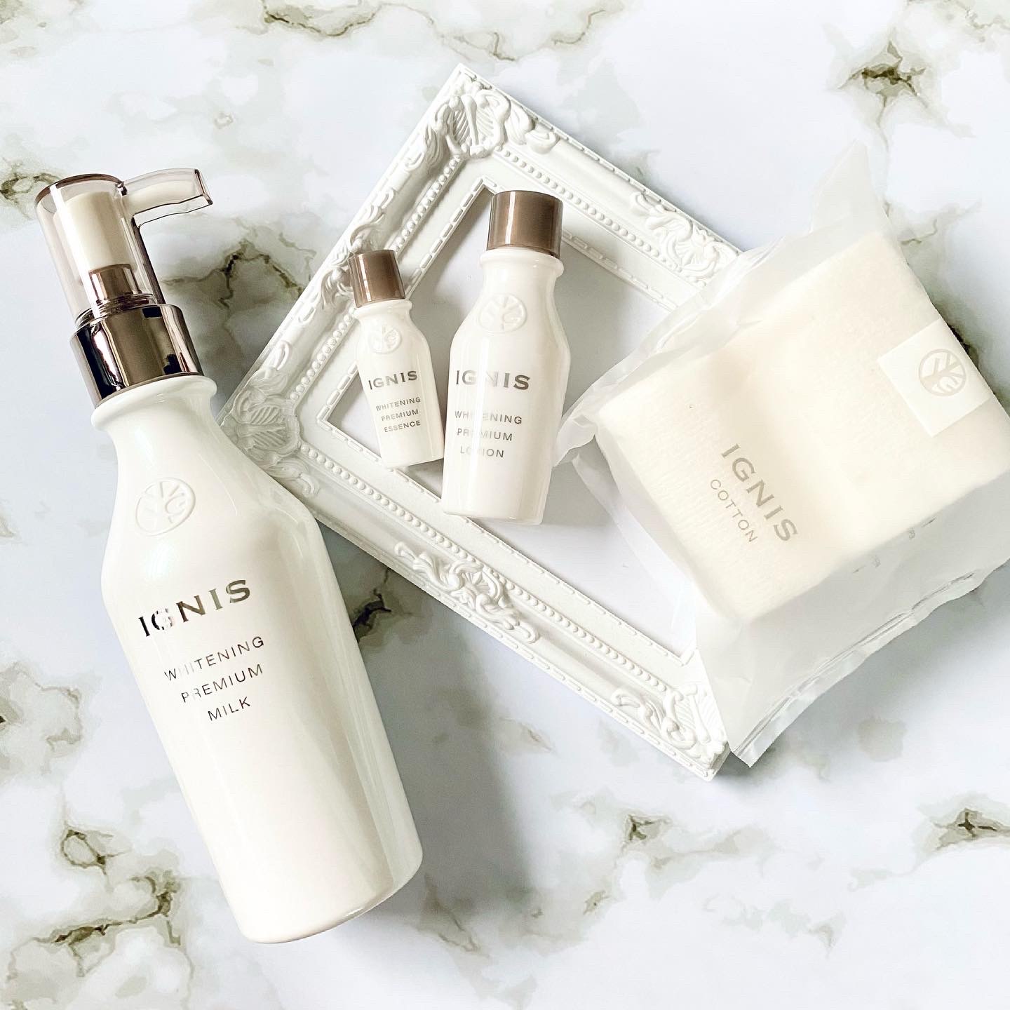 IGNIS ホワイトニングプレミアムミルク・トナーセット IGNIS