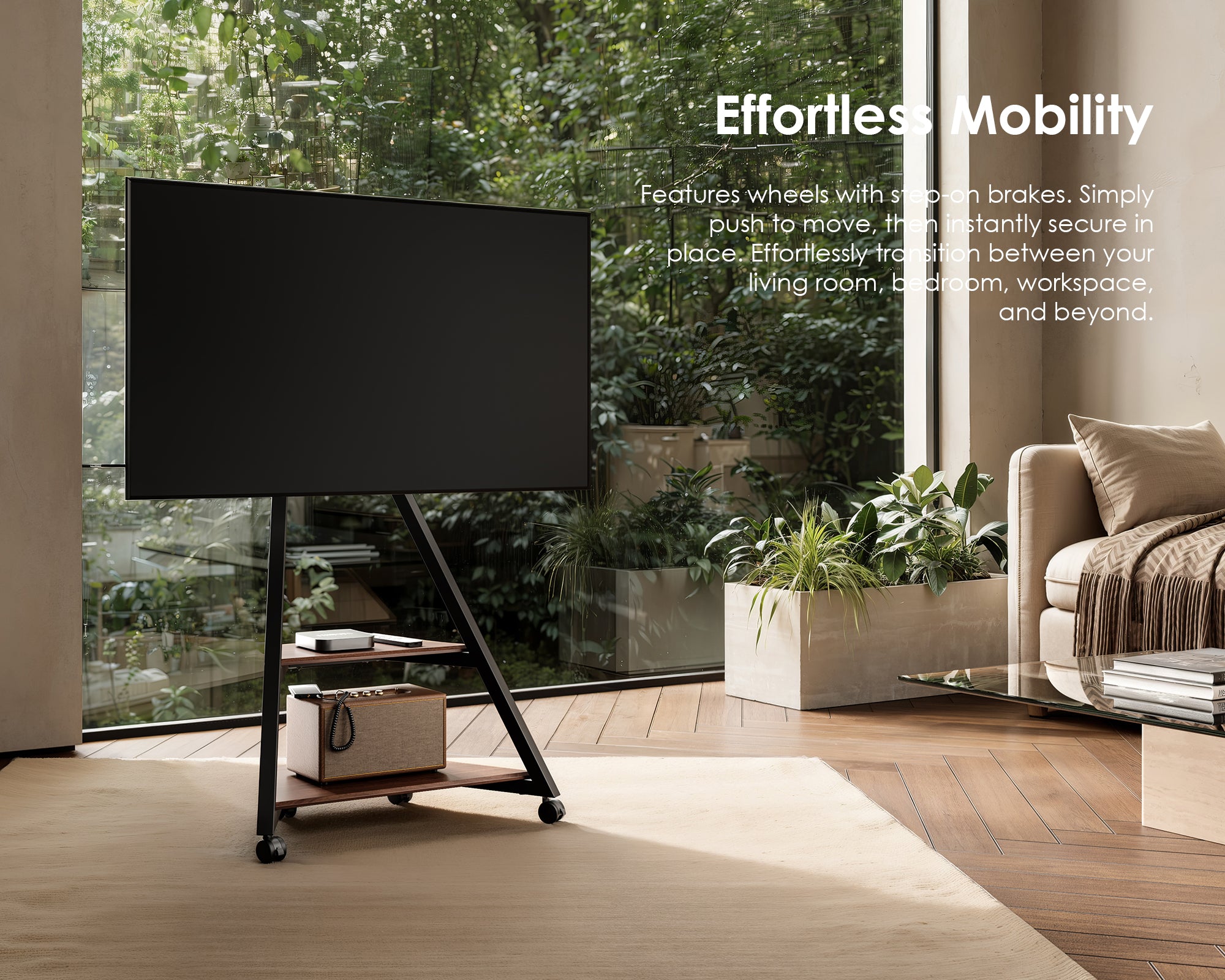 FITUEYES Eiffel FT65 TV Stand – Modern & Durable Design