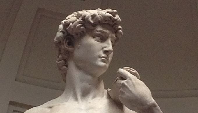 ミケランジェロ ダビデ像 レプリカ 彫刻 フィレンツェNo.1イケメン