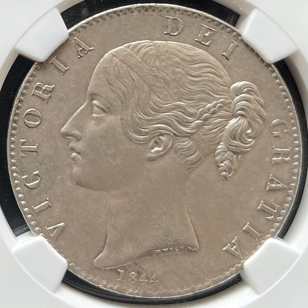 SOLD】1844年 英国🇬🇧 ヴィクトリア女王 クラウン銀貨 ヤングヘッド