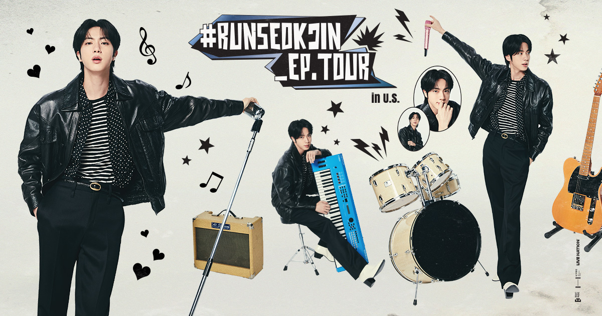 Jin Announces Tour Details For First-Ever Solo Tour #RUNSEOKJIN_EP