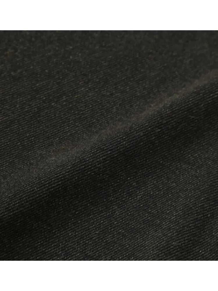 ブラック 【SEQUENZ】ウォッシュドデニムフルジップパーカー