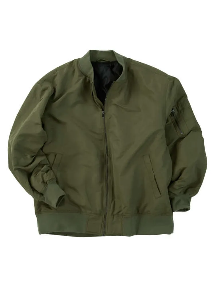 カーキー 【Mc.S.P】ポリピーチ薄中綿MA-1ジャケット ＊カタログ商品