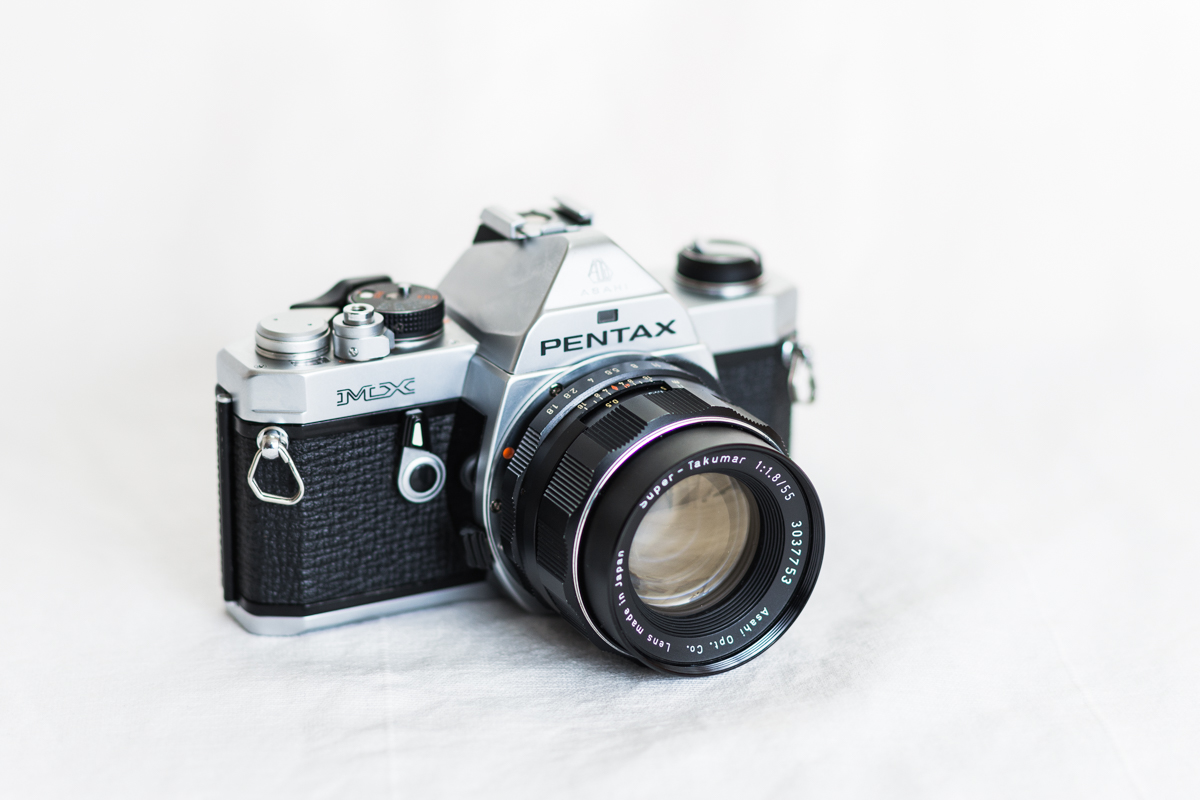PENTAX MX フィルム一眼レフシルバー M50mm F1.4作例あり PENTAX MX