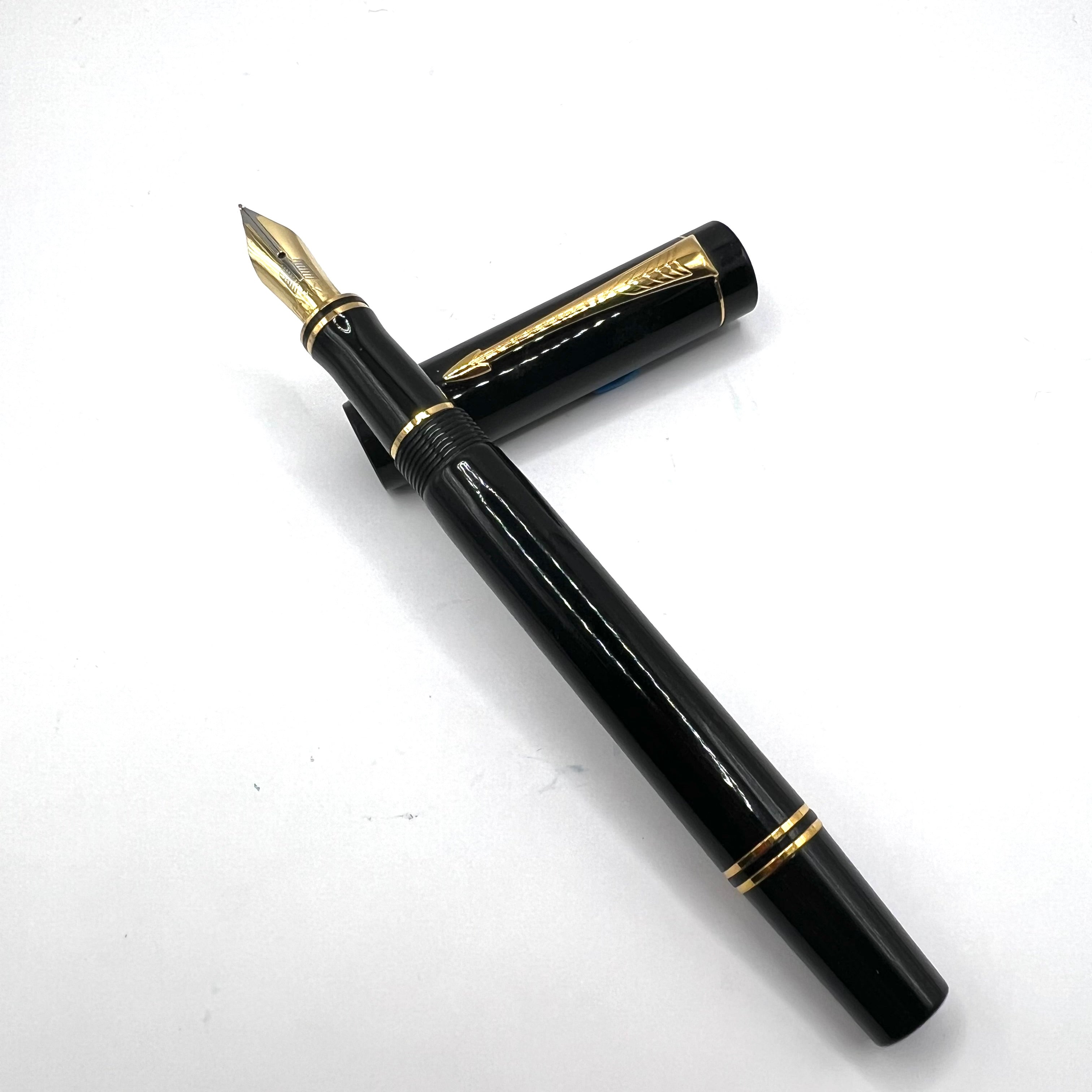 Parker International (Standard Size) Black Duofold Fountain Pen