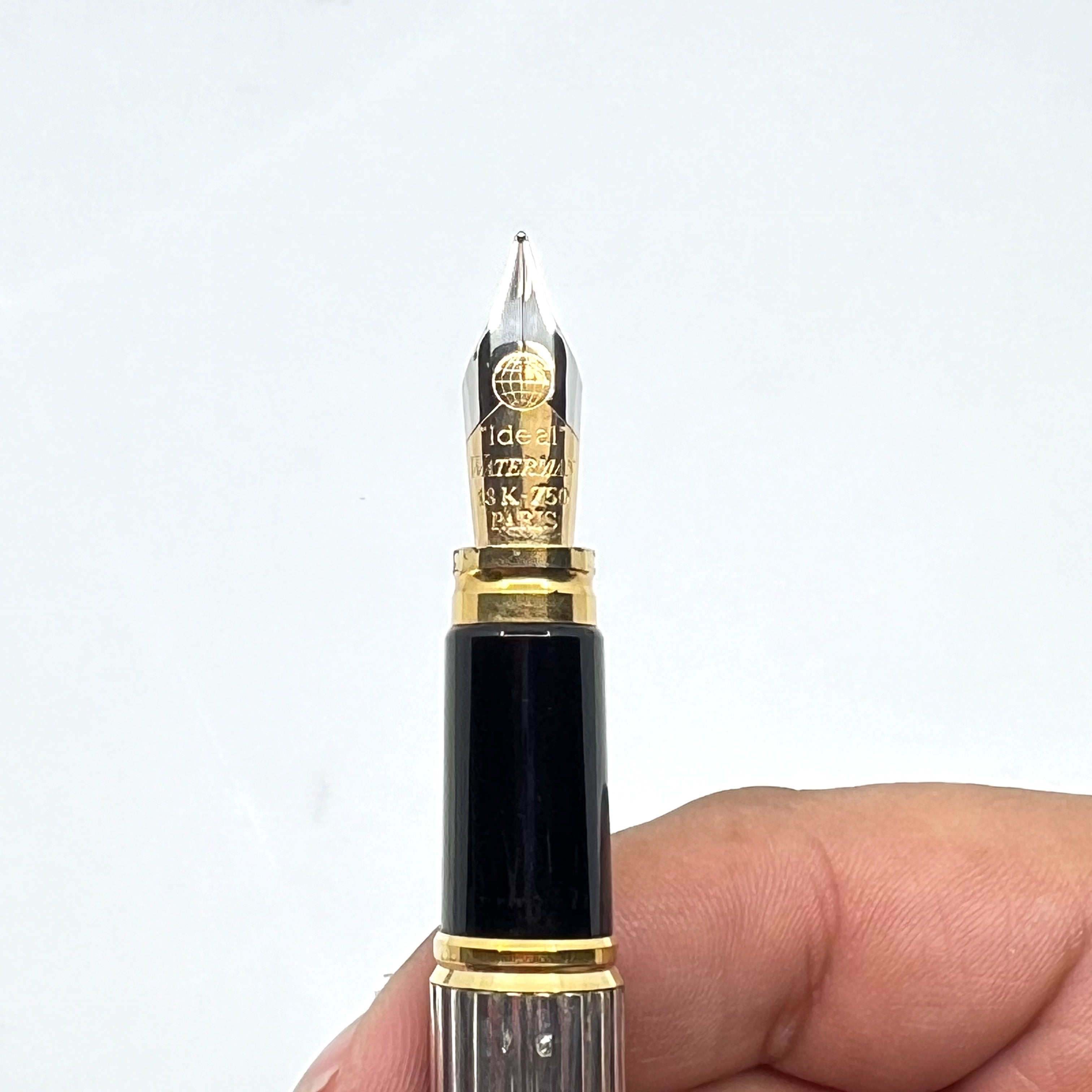 ウォーターマン 万年筆 IDEAL パリ ブラック×ゴールド 2 万年筆