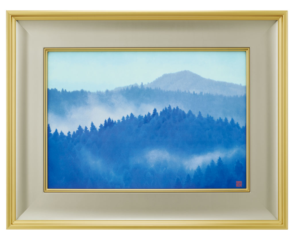 希少 文化勲章受章日本画家版画作品 東山魁夷 版画 季の詩 9月 限定250