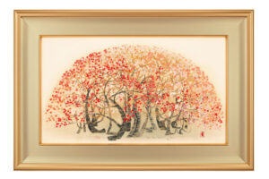 前田青邨 富士図 掛け軸 共箱 日本画 文化勲章 工芸 前田青邨 富士図