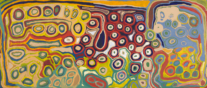 アポリジニーペイントオーストラリア原住民木の皮の絵画至玉のアート入魂