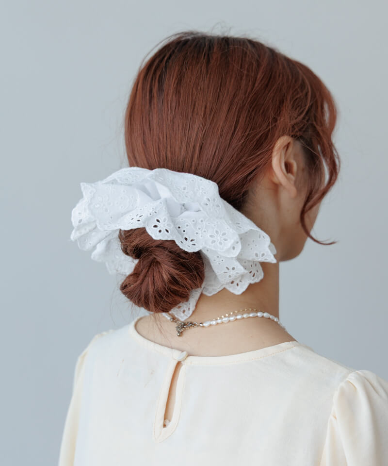 large scallop chouchou～ﾗｰｼﾞｽｶﾗｯﾌﾟｼｭｼｭ | flower／フラワー公式通販