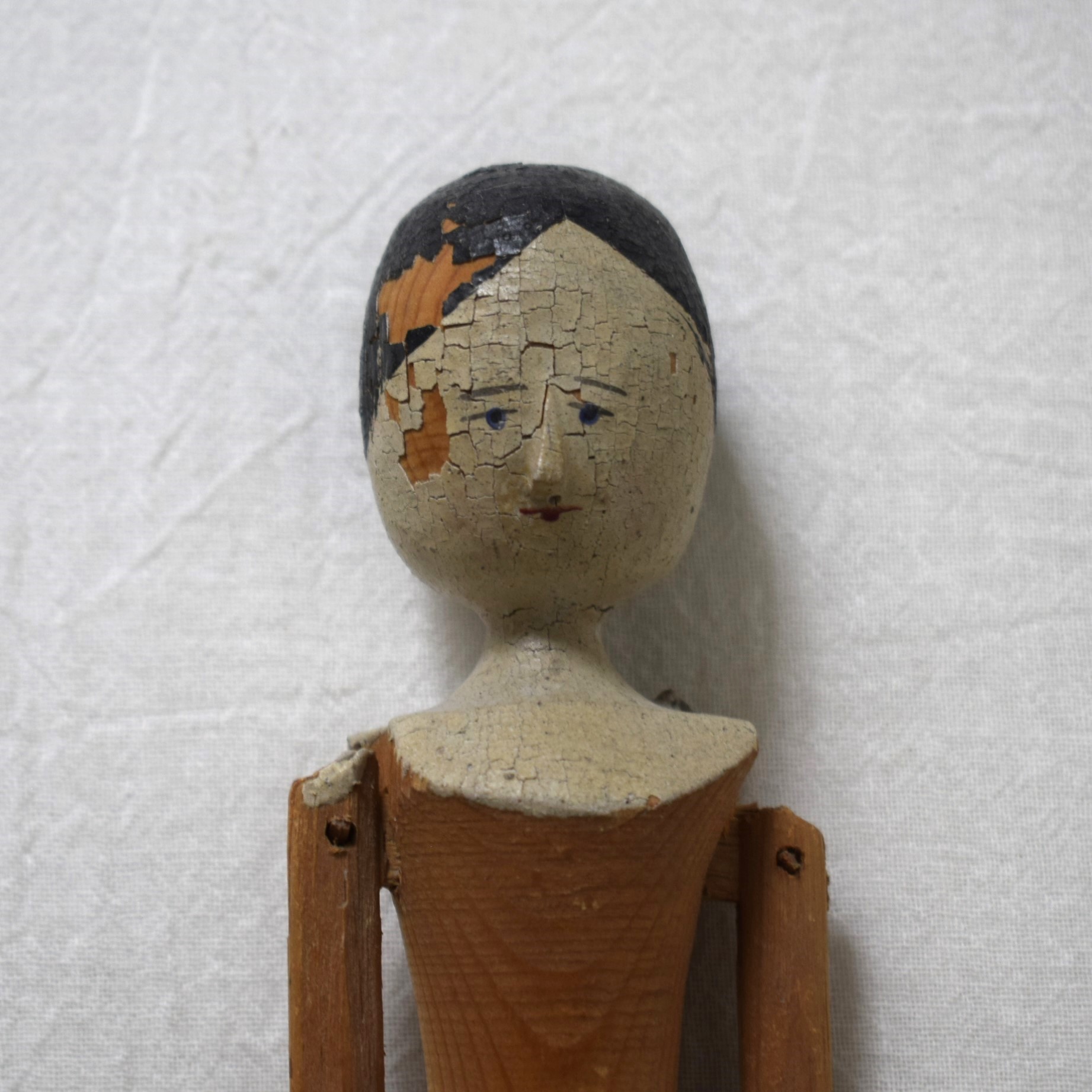 古い人形・木製ペグドール / オランダ・蚤の市 | florantik